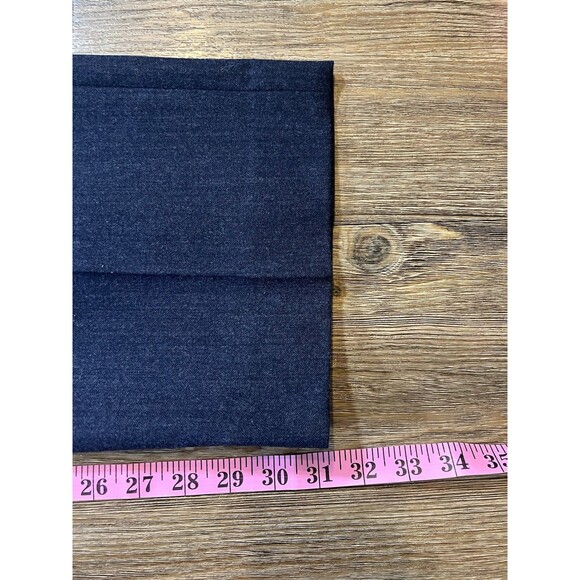 Banana Republic Pants Mens 36x32 Tailored Slim Fit Wool Dress Blue Trousers - Picture 7 of 7